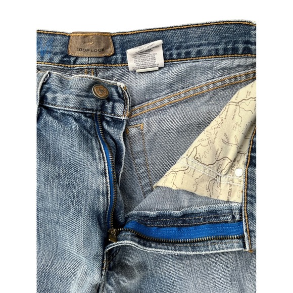 Ariat Loop Lock Mens Blue Denim Jeans Relaxed Straight Fit Size 31x31 - Picture 12 of 12
